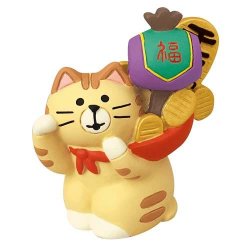 画像1: 縁起かつぎ招き猫 金運