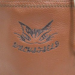 画像5: レザーコンビ巾着ミニショルダー　茶