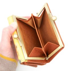 画像7: がま口三つ折り福財布2　ねこのしま