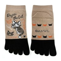 5本指ソックス　らくがき