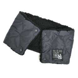 画像3: キルティングネックウォーマー　ＢＫ