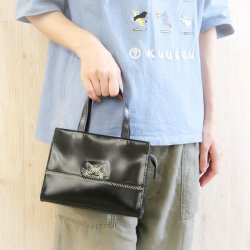 画像11: ジュエルＳレザーミニバッグ　ダーク