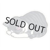 画像: ごめん寝 マウスパッド　サバトラ